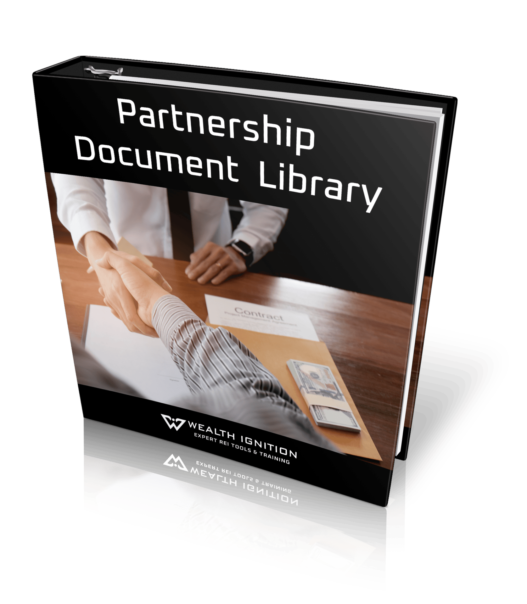 Partnership Document Library Binder Mockup